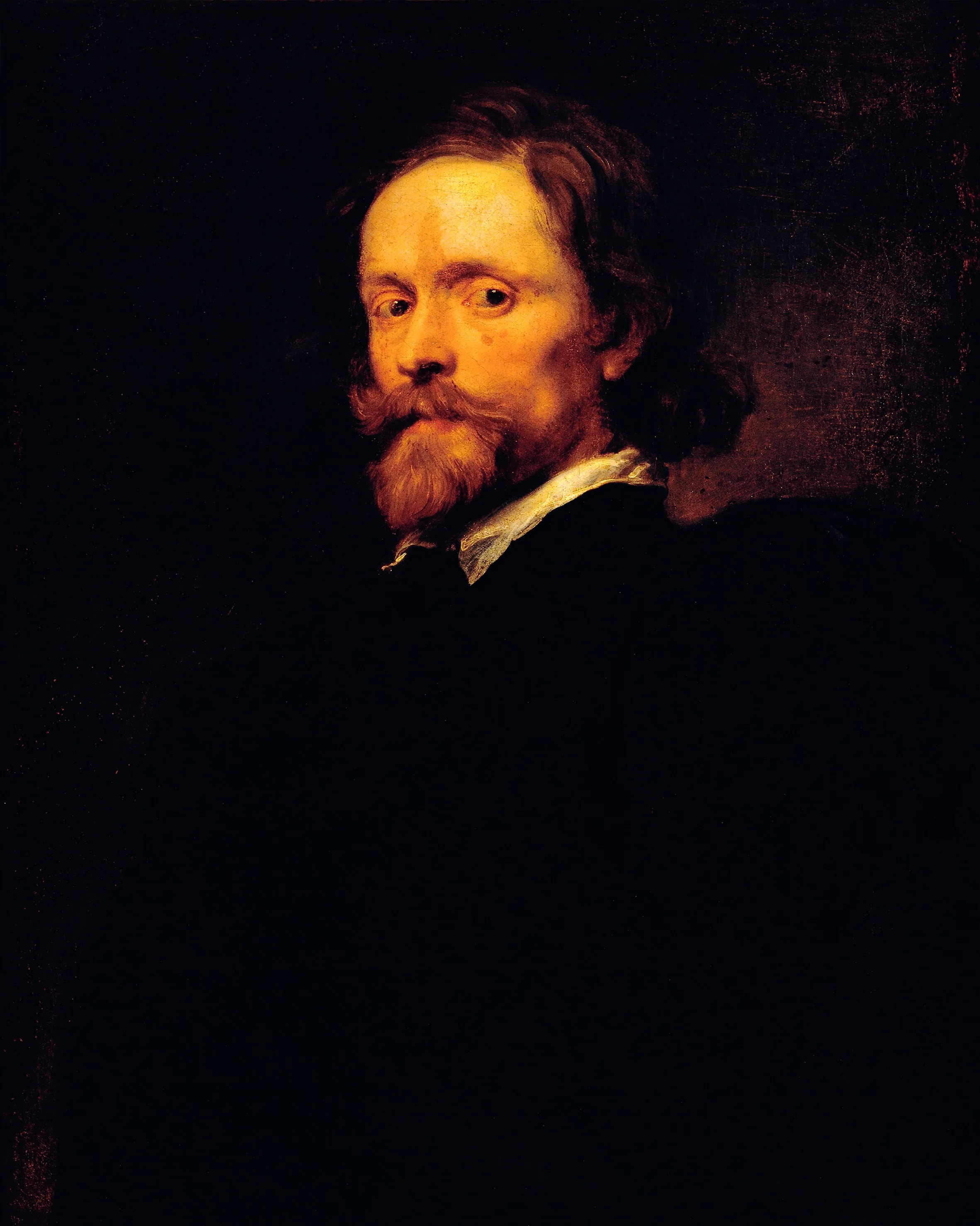 Portrait of Lucas Vorsterman the Elder, by Anthony van Dyck, oil, 1630