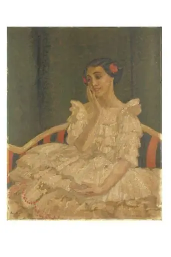 Tamara Karsavina as Columbine in 'Le Carnaval' by Mikhail Fokine