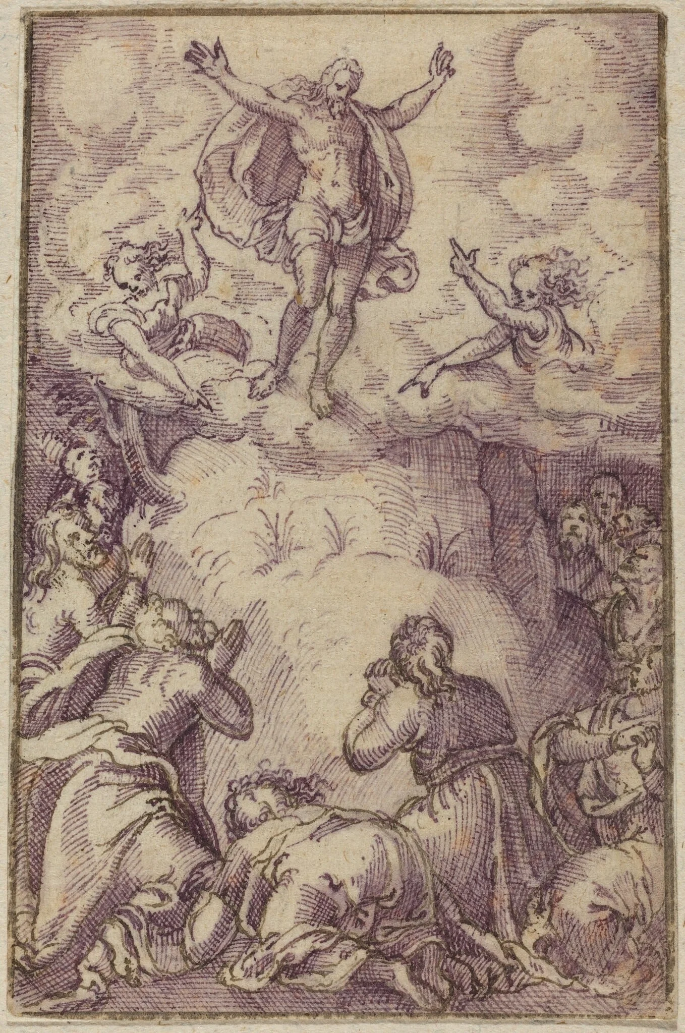 The Transfiguration, by Virgil Solis, ink, 1538