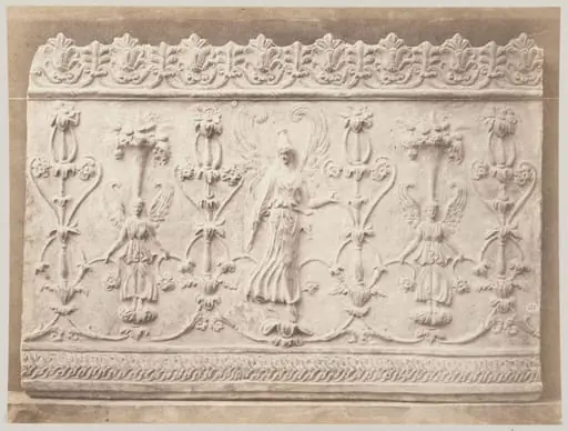Bas-relief of a portion of a frieze of 'The Victors' in terra cotta
