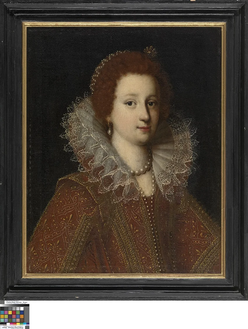 Portret van een vrouw, by Unknown, oil, 1620