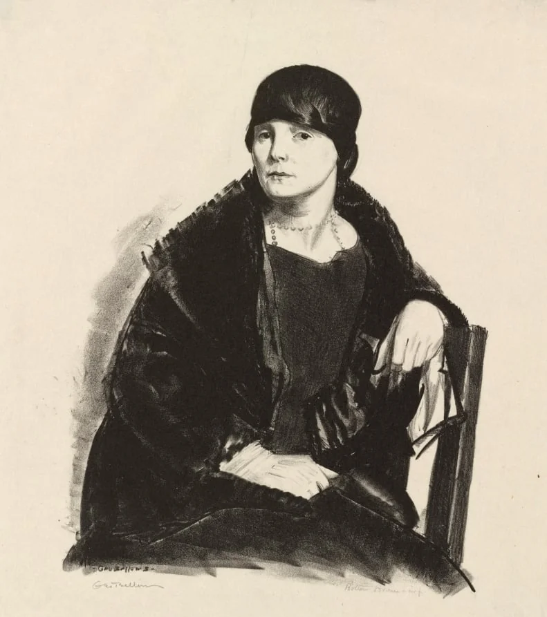 Portrait of Mrs. R., by George Bellows, 1923