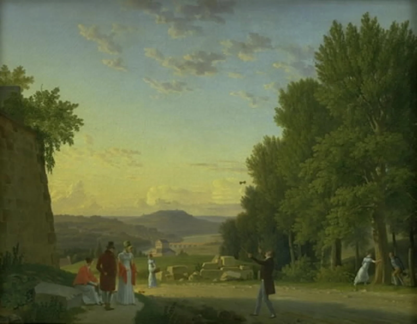 A View from the Château of Meudon, by Unknown artist, 1813
