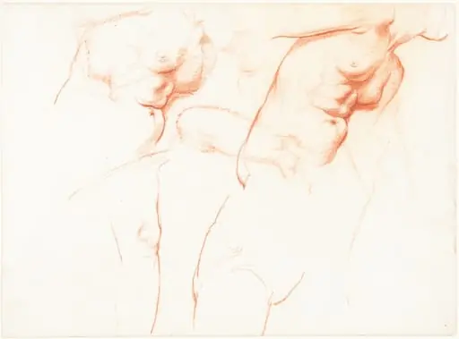 Studies for "The Wise and Foolish Virgins" [recto]
