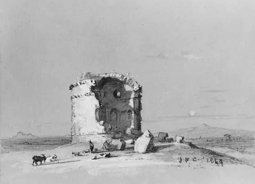 Torre dei Schiavi, The Roman Campagna (from Cropsey Album)