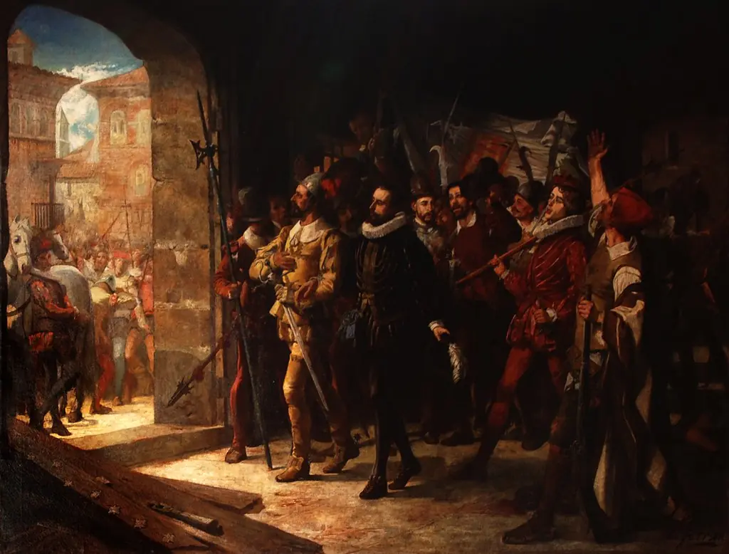 Antonio Pérez released from the prison of the Manifestados by the people of Zaragoza in 1591
