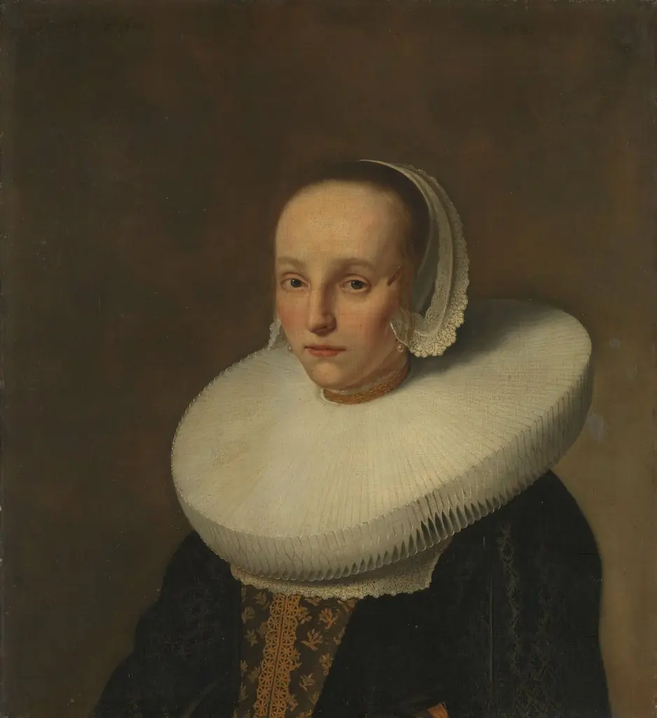 Anna van der Does (1609-50). Wife of Jan de Hooghe