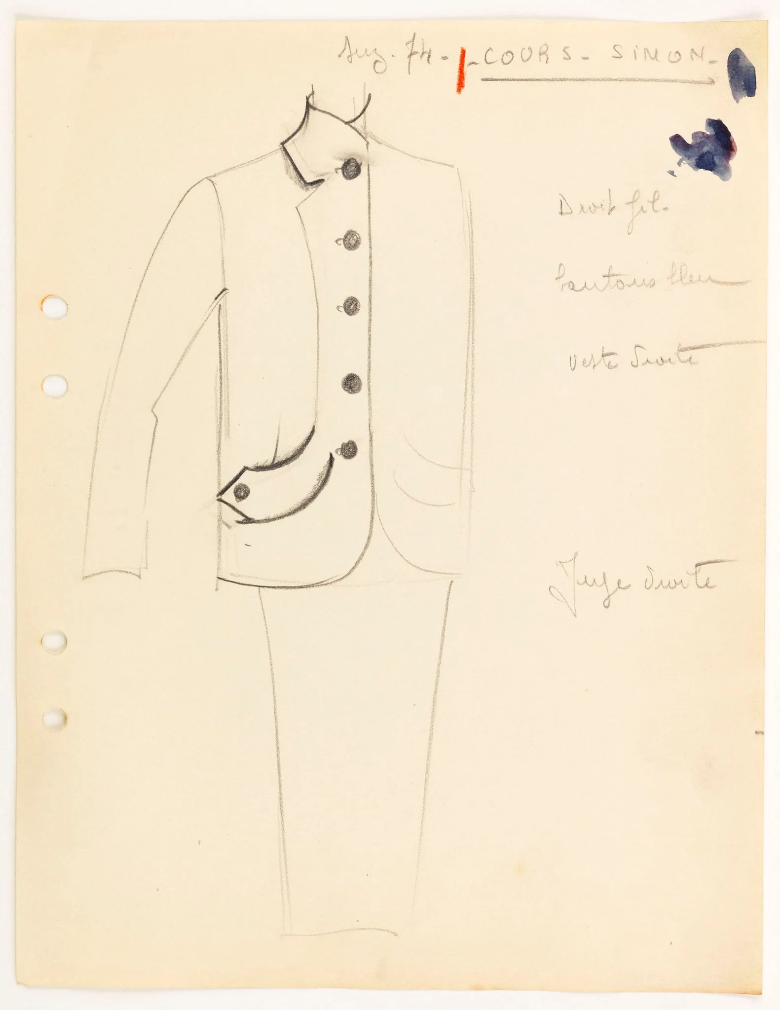 Cours-Simon, by Carven, 1953
