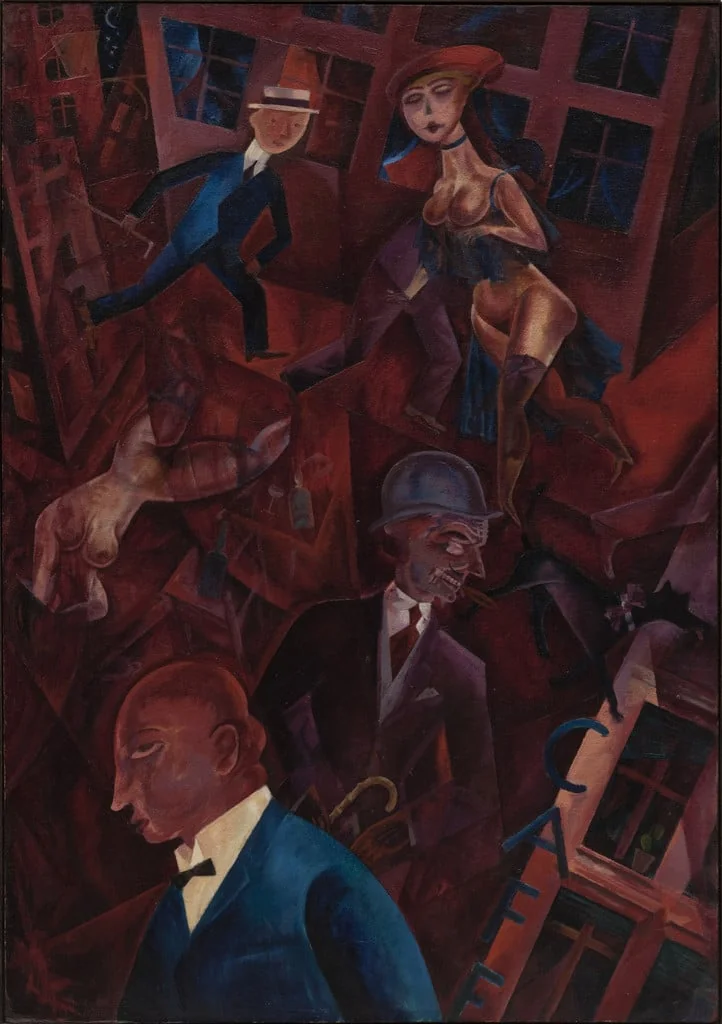 Untitled, by George Grosz, oil, 1917
