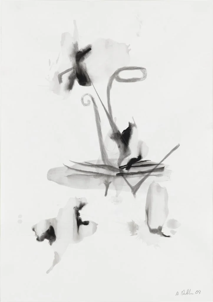Untitled, by Albert Oehlen, graphite, 2003