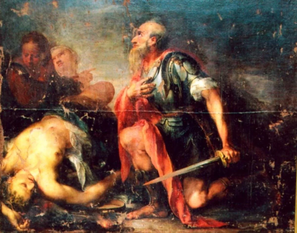 Jertfa lui Jeptha, by Juan Ribalta, 1650