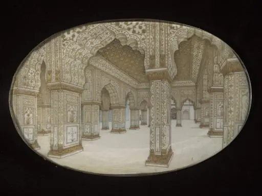 Interior of a Mughal Palace.