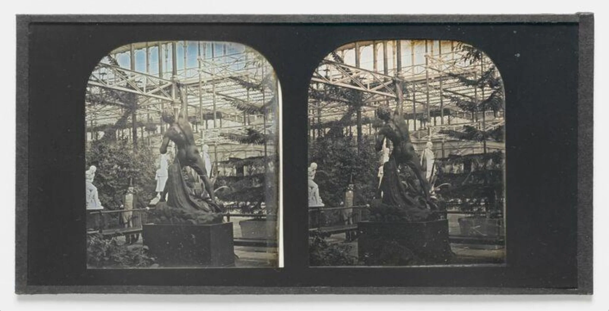 Mannerist Sculpture at Crystal Palace, by Negretti and Zambra, photographic, 1855