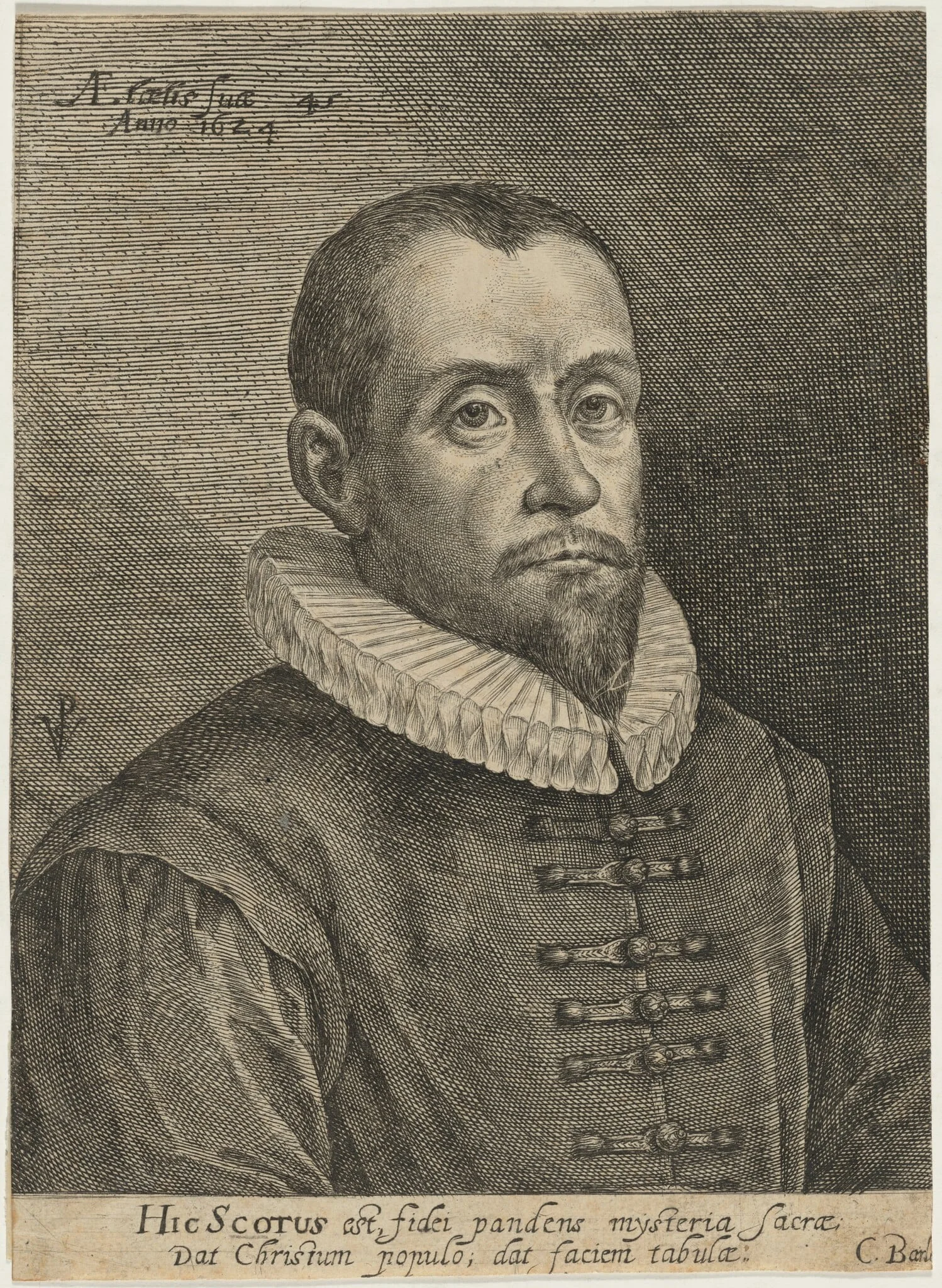Thomas Scott, by Crispijn van de Passe I, ink, 1624