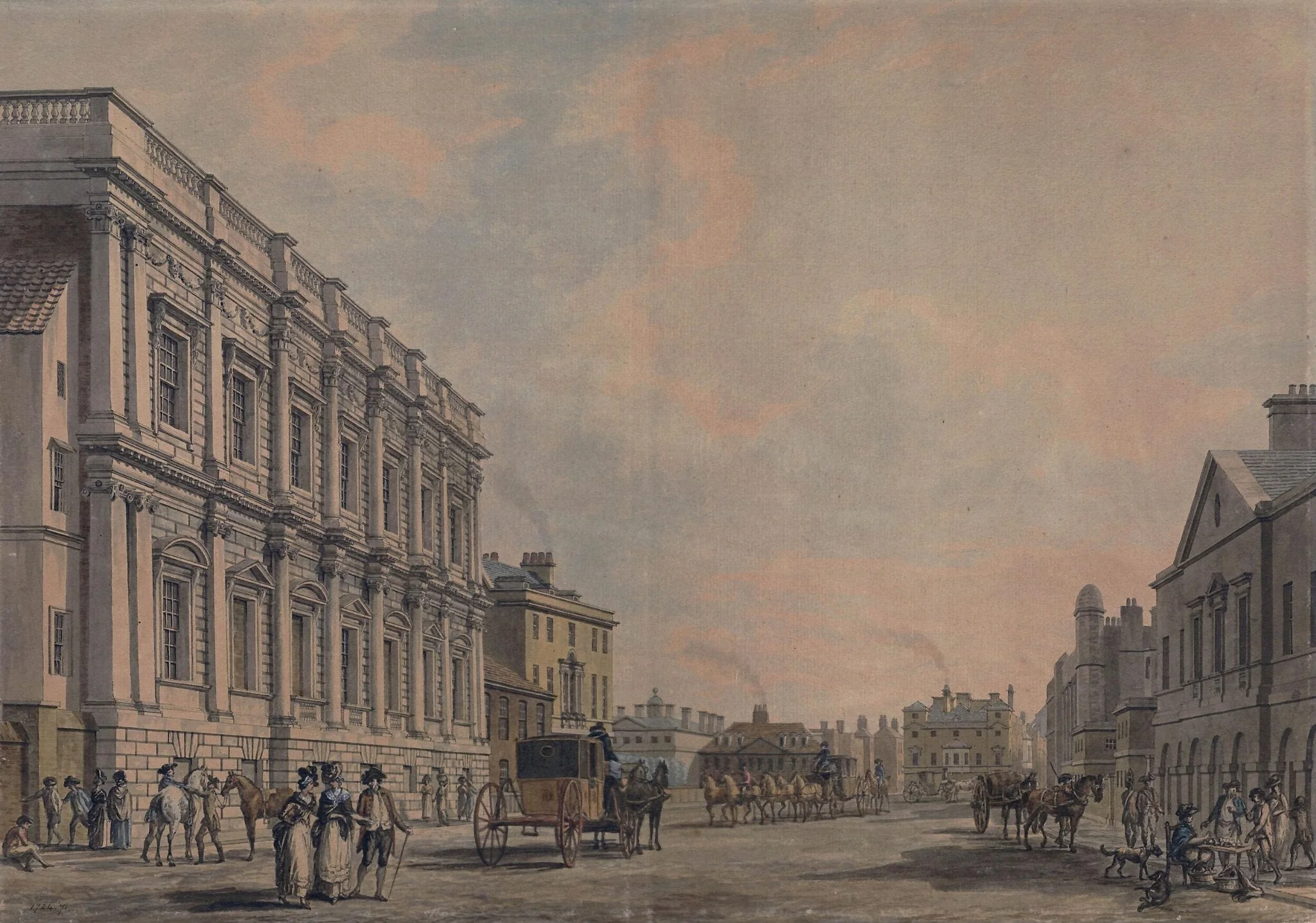 Whitehall, with the Banqueting House