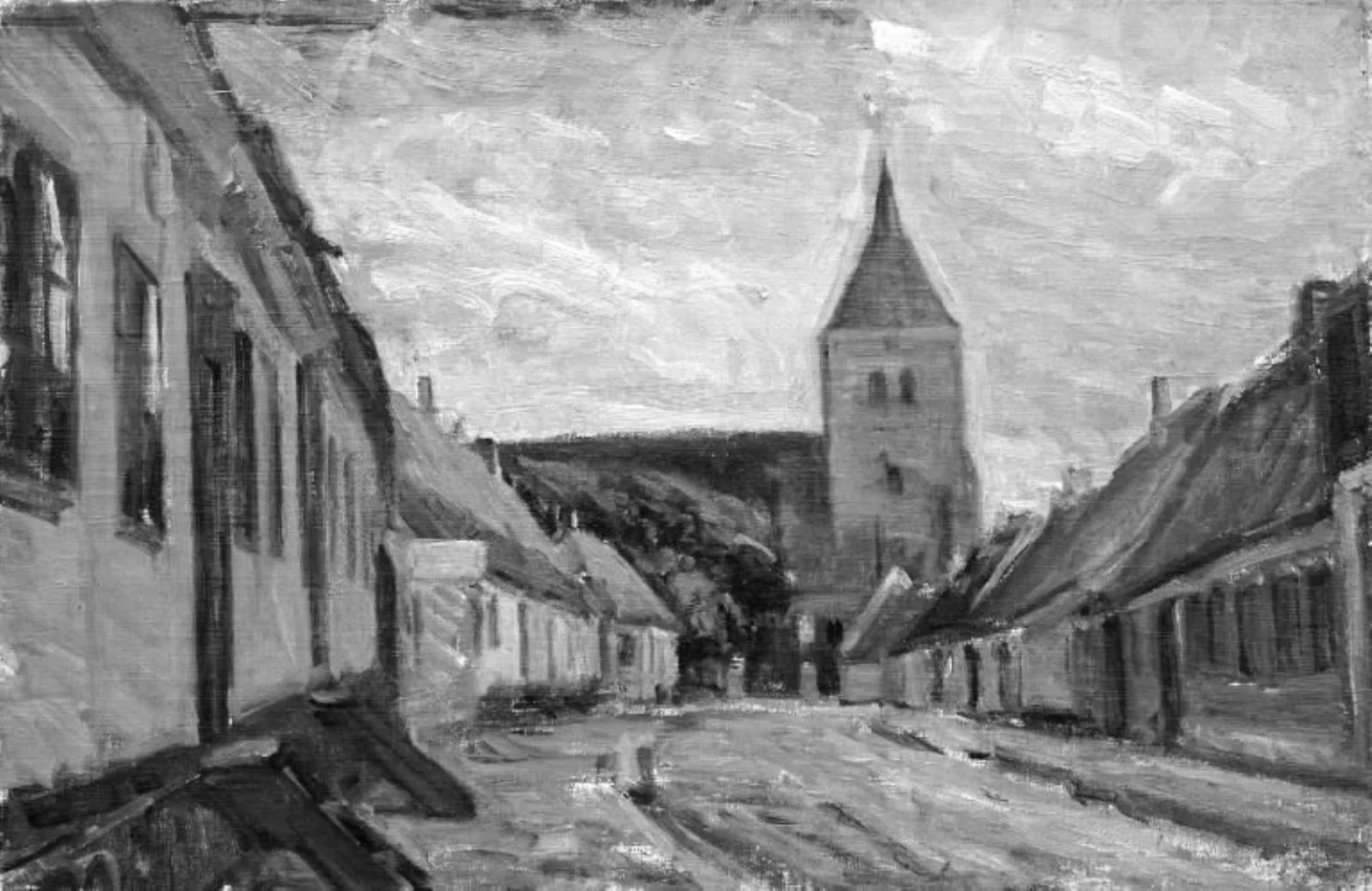 Gade i Stege, by Unknown, 1903