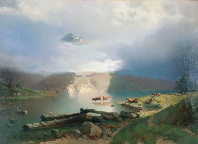 Lake of the Engstlen Alp
