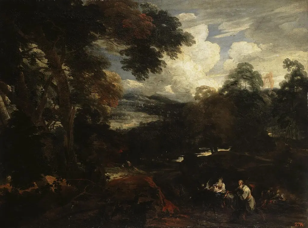 Landscape with Flight into Egypt