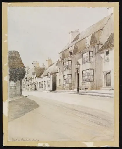 Street in Stamford, Rutlandshire