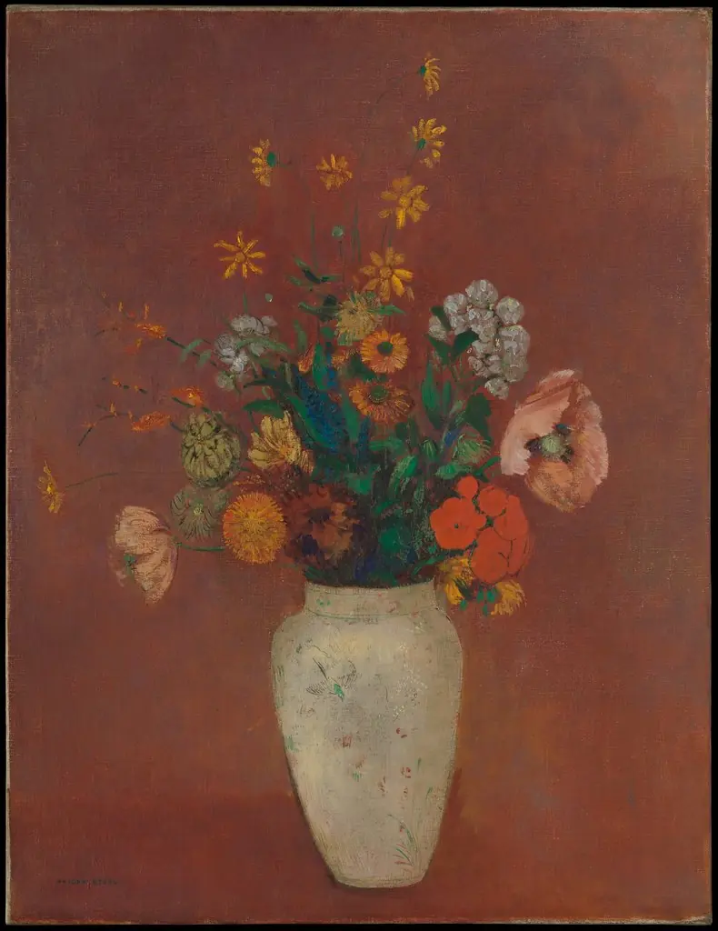 Bouquet in a Chinese Vase