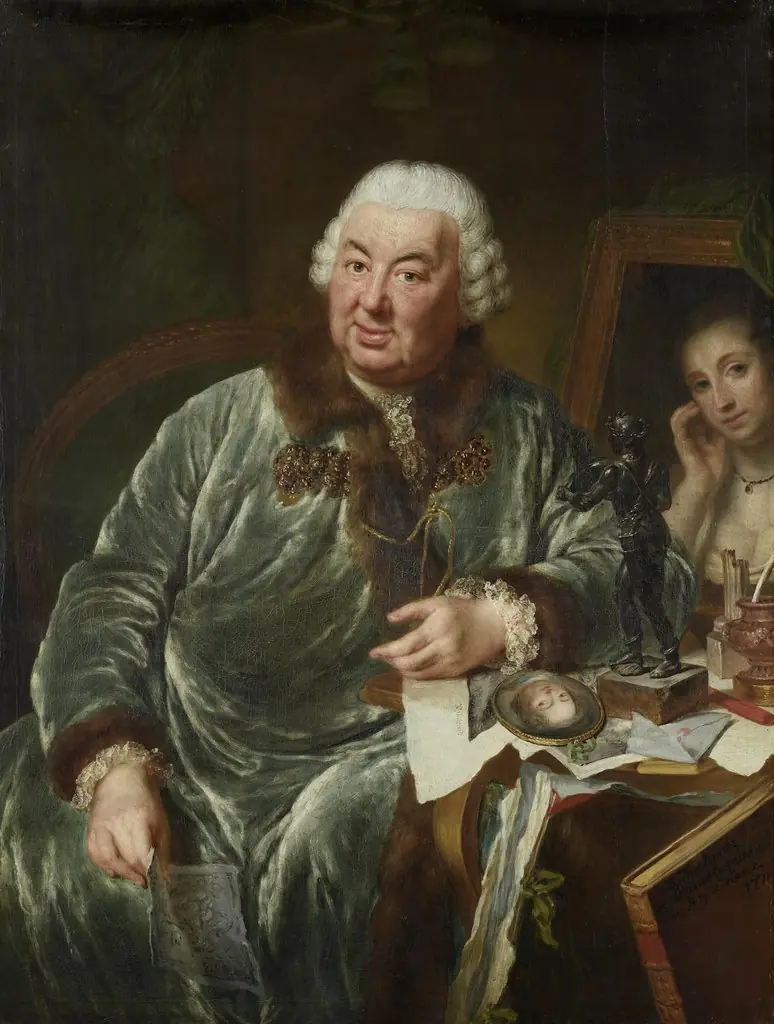 Portrait of Johann Julius von Vieth und Golßenau (1713-1784), Saxonian politician and art collector