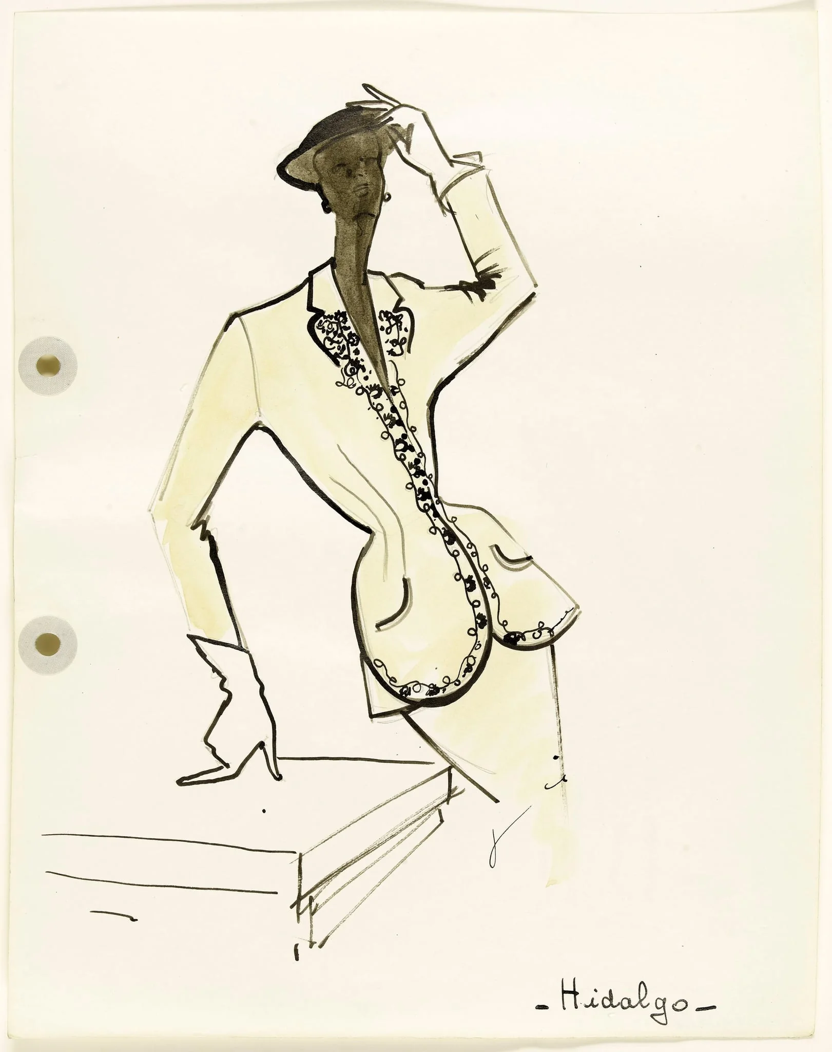 'Hidalgo', by Marie-Louise Carven, 1951