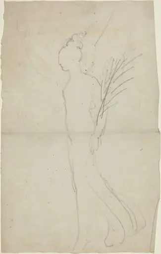 Striding Female with Palm