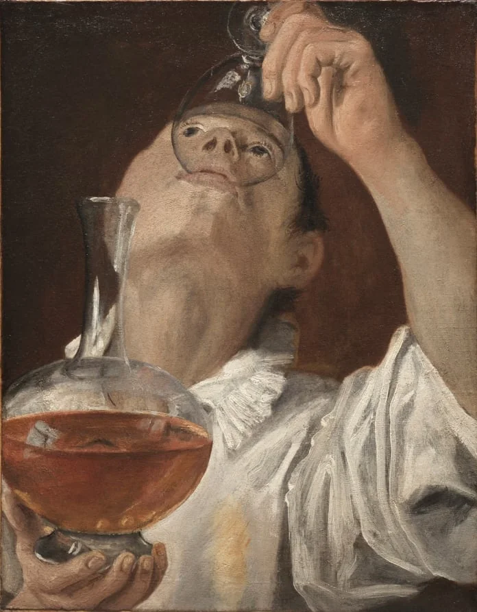 Boy Drinking, by Annibale Carracci, unspecified, 1582