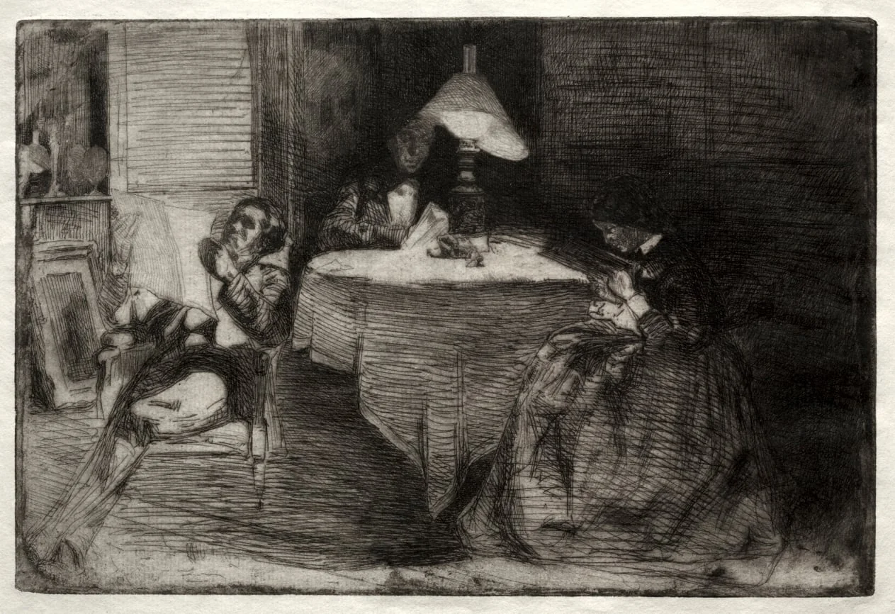 The Music Room, by James McNeill Whistler, 1859