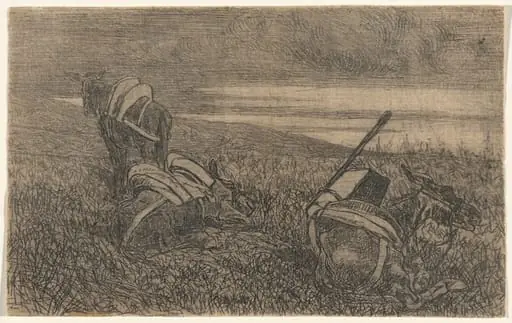 Little Donkeys at Rest (Sosta di somarelli)