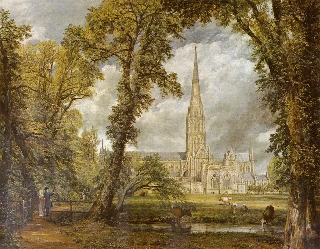 Salisbury Cathedral from the Bishop's Grounds