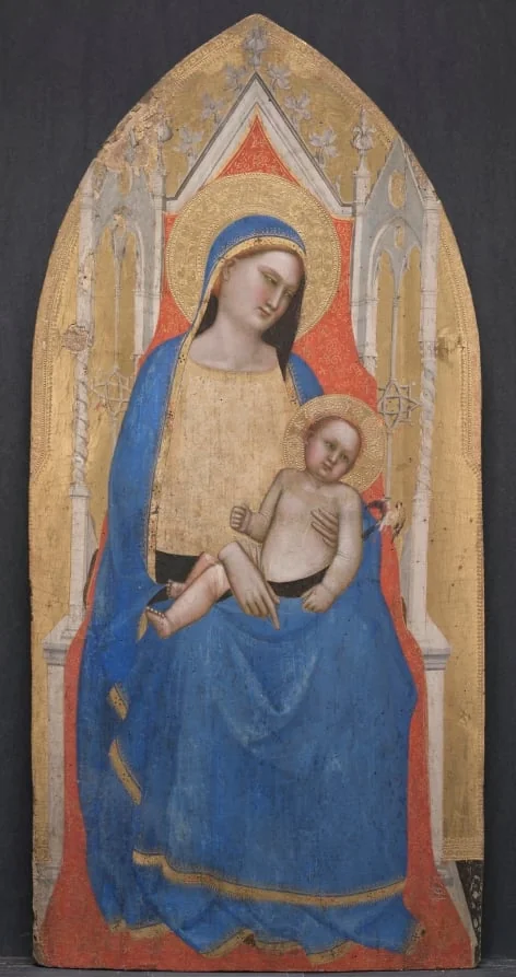 Madonna and Child Enthroned, by Master of San Lucchese, unspecified, 1350
