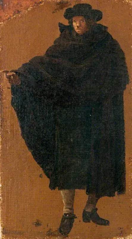 A Man in a Dark Cloak