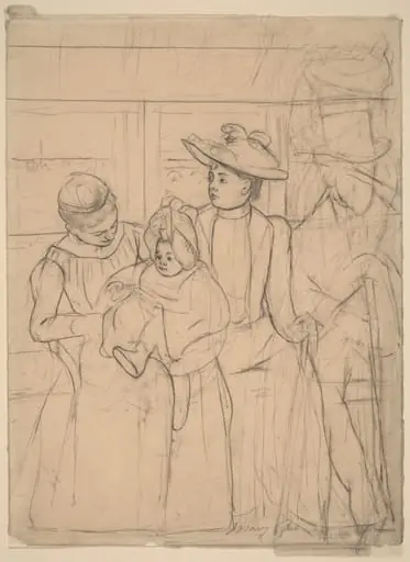 In the Omnibus [recto]