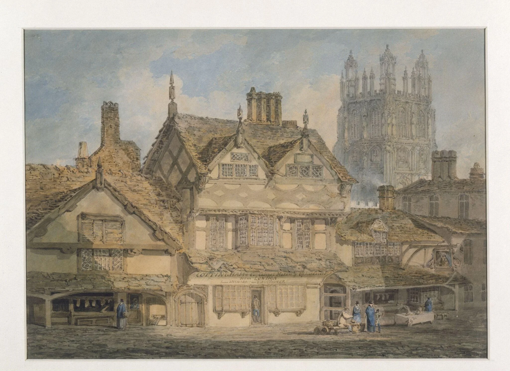 Wrexham, Denbighshire, by Turner, watercolor, 1800