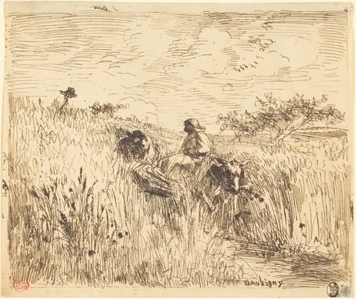 Path through a Wheat Field (Sentier dans les bles)
