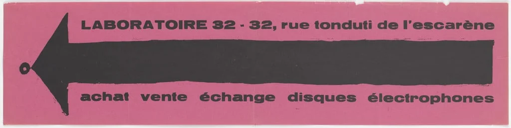 Untitled, by Ben Vautier, 1958