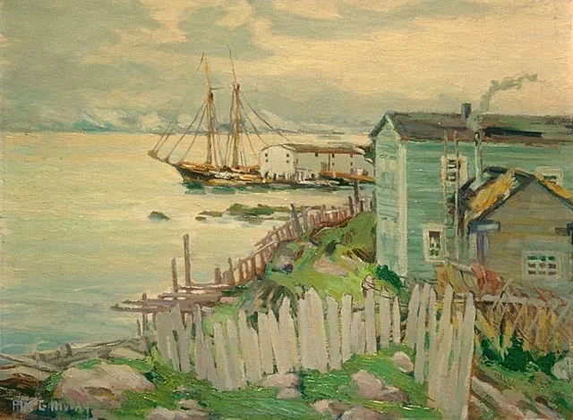 St. Anthony Harbour, Newfoundland,, by Florence Helena McGillivray, oil, 1926