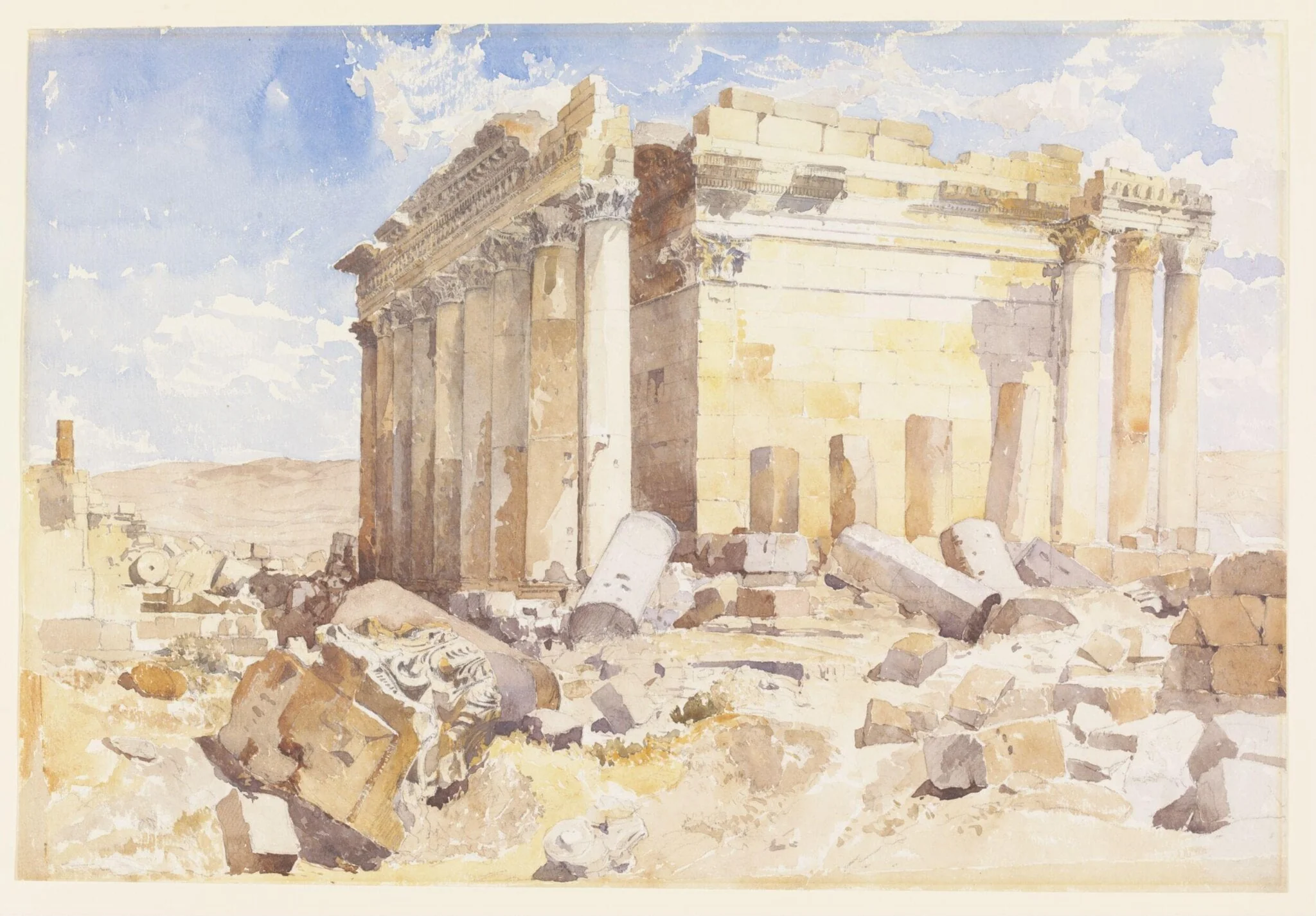The Temple of Bacchus, Baalbek