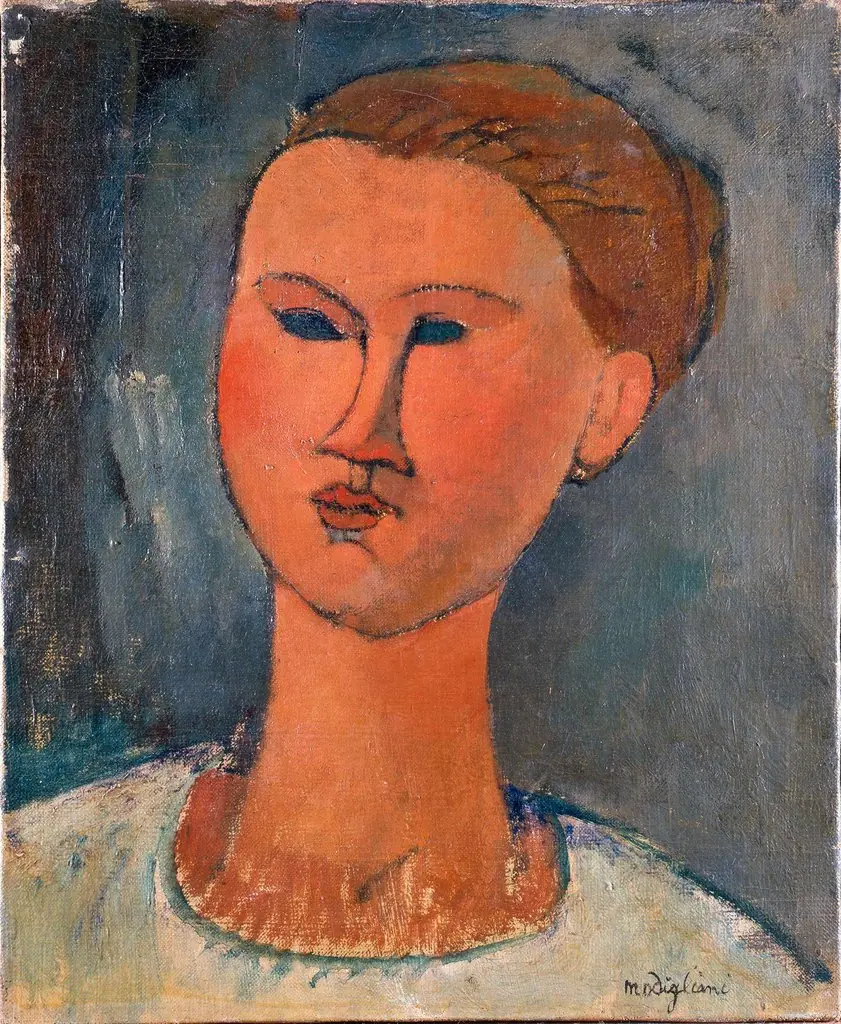 Head of a young woman