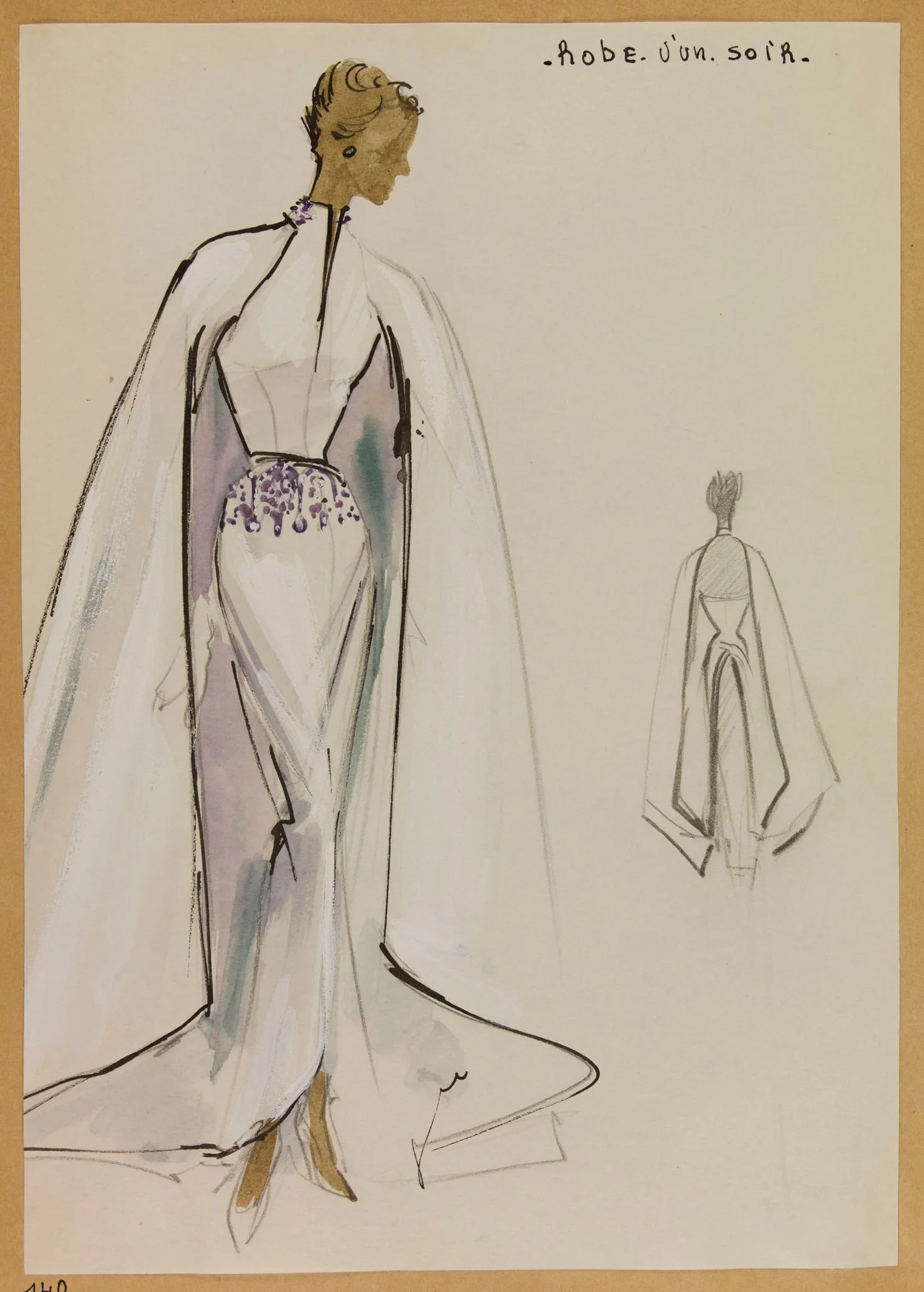 Robe d'un soir, by Carven, 1952
