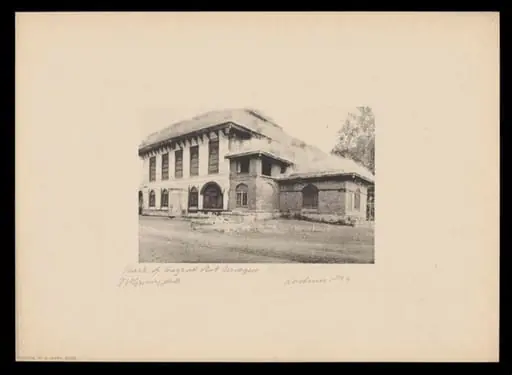 Bank of Hazratbal Mosque, Kashmir