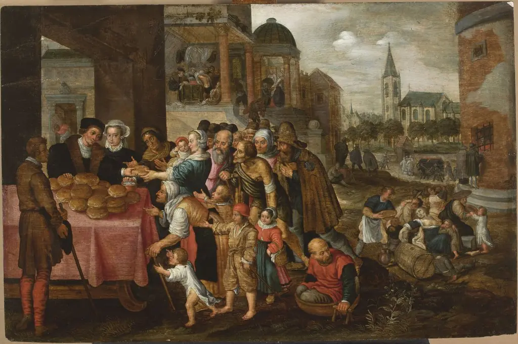Christian deeds of mercy (Matthew 25:35-36)
