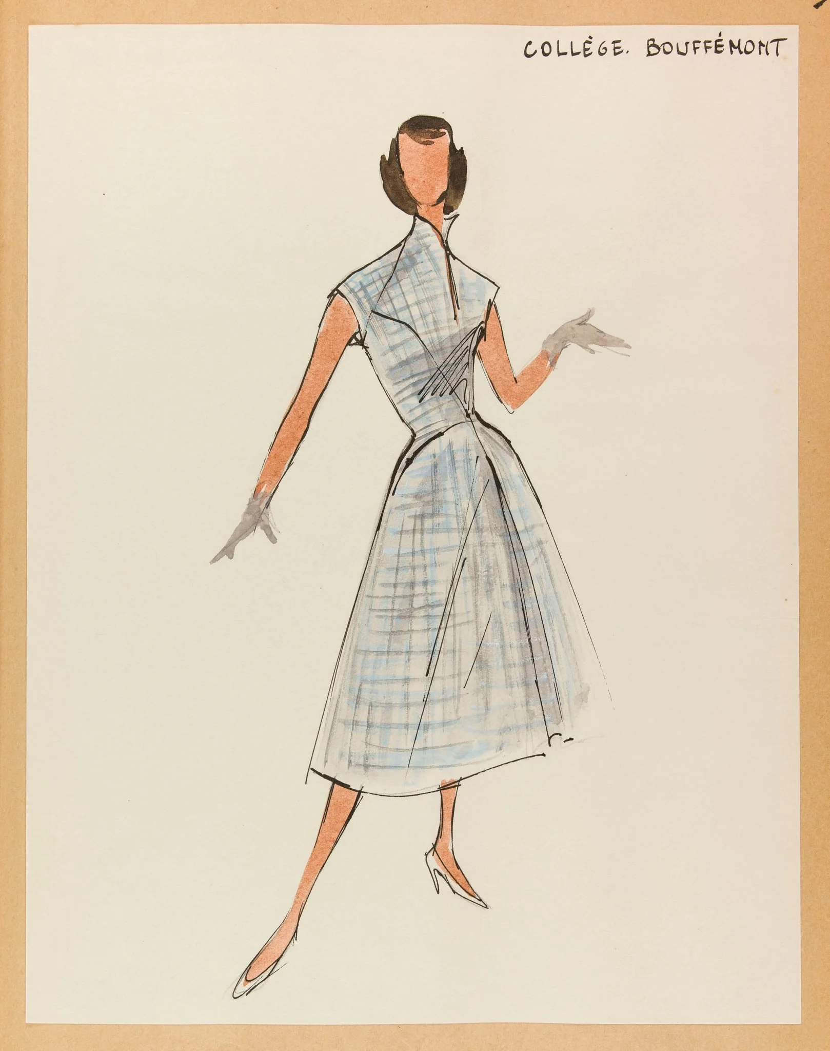 Collège Bouffémont, by Carven, 1955