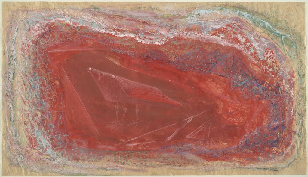 Untitled, by Morris Graves, tempera, 1941