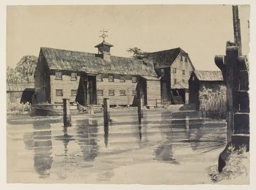 Hambledon Mill from the Weir