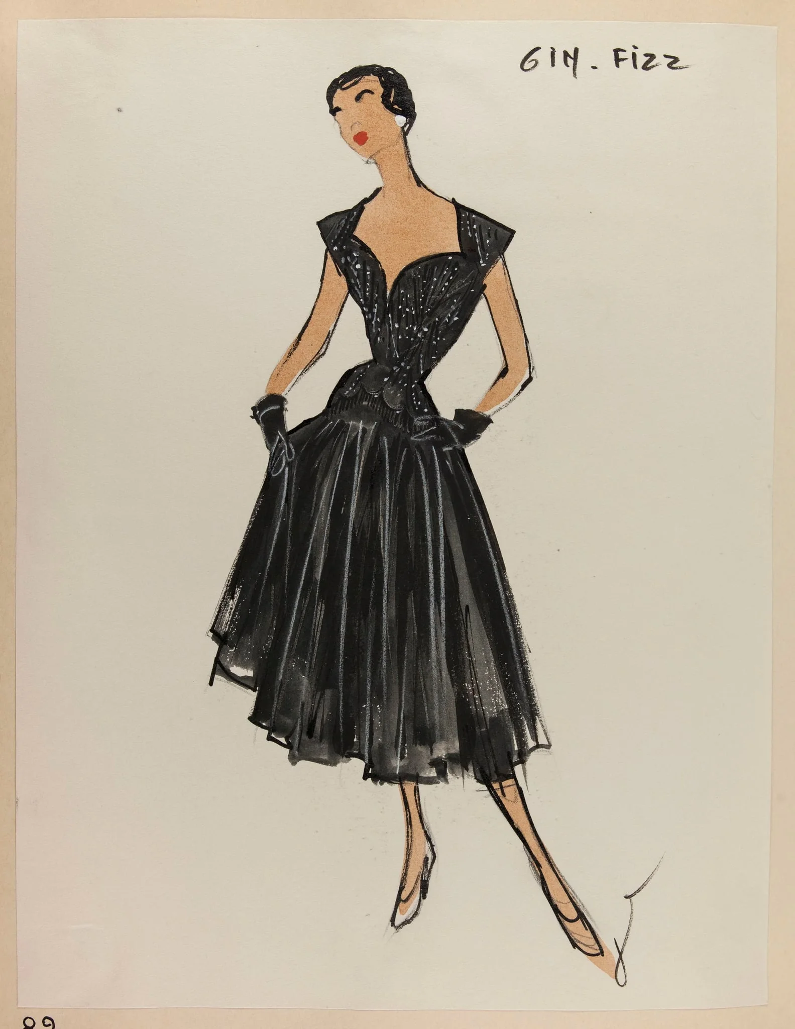 Gin Fizz, by Carven, 1952