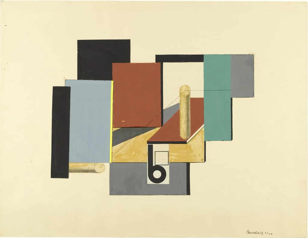 Untitled, by Max Burchartz, gouache, 1924