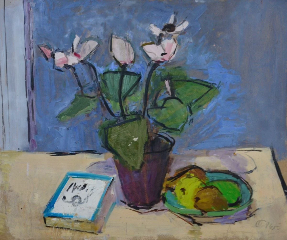 Natură moartă, by Alexandru Ciucurencu, 1945