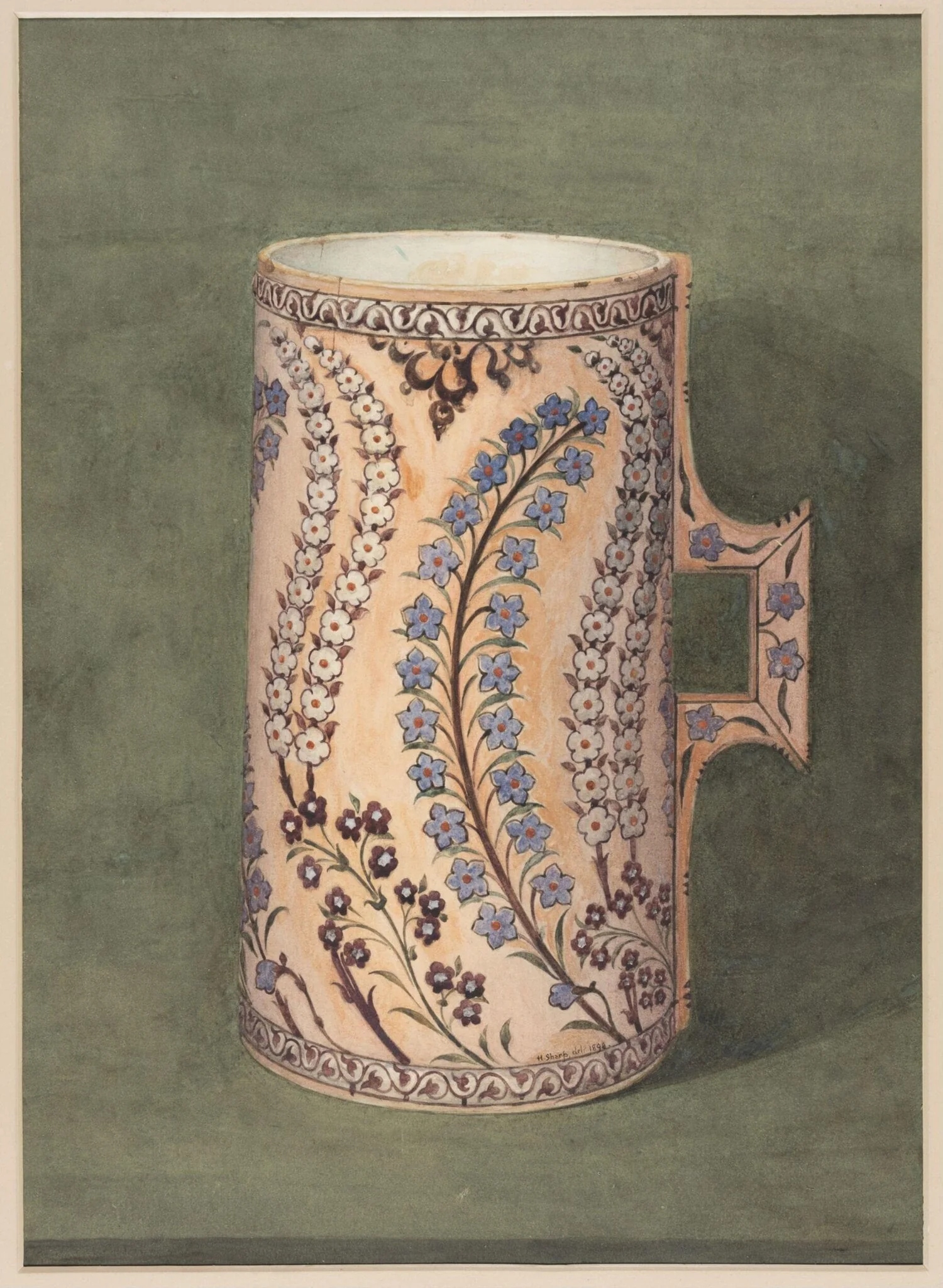 Untitled, by Herbert Sharp, watercolor, 1898